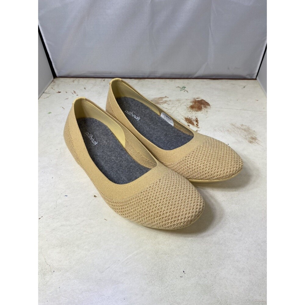 allbirds Women’s Beige Knit Slip-On Flats